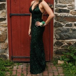 Green Scala Prom Dress
